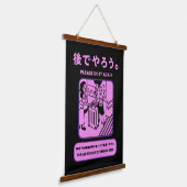 Japanse Tokyo metro openbare advertentie Hangend Wandkleed (Gebogen)