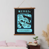 Japanse Tokyo metro openbare advertentie Hangend Wandkleed (Slaapkamer)