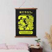 Japanse Tokyo metro openbare advertentie Hangend Wandkleed (Slaapkamer)