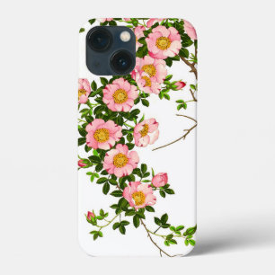 Japanse torenbloesems, roze en goud iPhone 13 Mini Hoesje