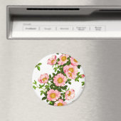 Japanse torenbloesems, roze en goud Magneet (Insitu (Vaatwasser))