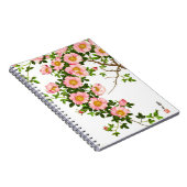  Japanse torenbloesems, roze en goud Notitieboek (Rechterzijde)