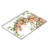  Japanse torenbloesems, roze en goud Notitieboek (Linkerzijde)