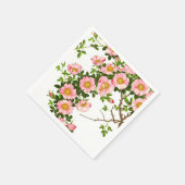 Japanse torenbloesems, roze en goud Servetten (Hoek)