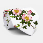  Japanse torenbloesems, roze en goud Stropdas (Opgerold)