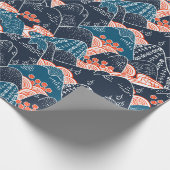 Japanse traditionele bergschilders Kimono Art Cadeaupapier (Hoek)