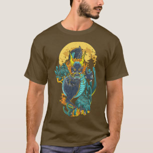Japanse traditionele dragon Anime T-shirt