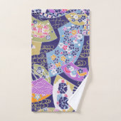 Japanse traditionele keukenset voor geisha-fans bad handdoek (Handdoek)