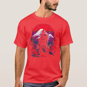 Japanse Traditionele Mount Fuji Japan Geisha 3 T-shirt