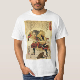 Japanse traditionele Samurai Warrior T-shirt