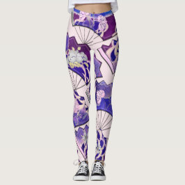 Japanse traditionele ventilatoren leggings