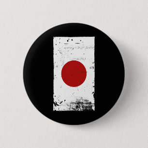 Japanse trots reizen vakantie Japan vlag  Ronde Button 5,7 Cm