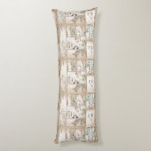 Japanse tsuzurenishiki van de Collage van het Lichaamskussen (Achterkant (Verticaal))