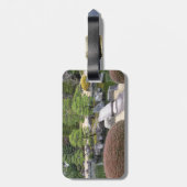 Japanse tuin 日 庭 園 bagagelabel (Achterkant verticaal)