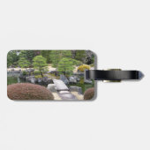 Japanse tuin 日 庭 園 bagagelabel (Achterkant horizontaal)