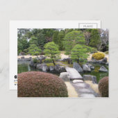 Japanse tuin 日 庭 園 briefkaart (Voorkant / Achterkant)