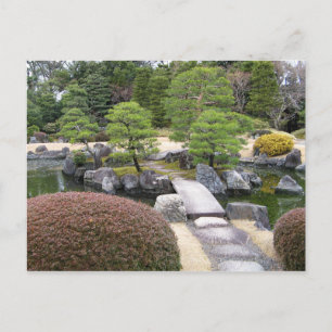 Japanse tuin 日 庭 園 briefkaart