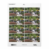 Japanse tuin 日 庭 園 etiket (Full Sheet)