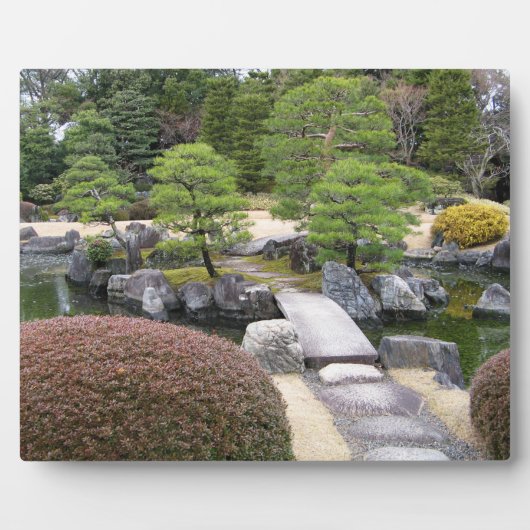 Japanse tuin 日 庭 園 fotoplaat (Voorkant)