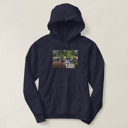 Japanse tuin 日 庭 園 hoodie (Design voorkant)