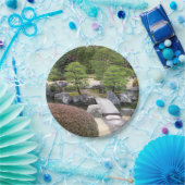 Japanse tuin 日 庭 園 papieren bordje (Feest)