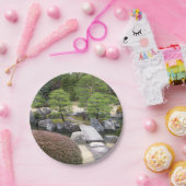 Japanse tuin 日 庭 園 papieren bordje (Feest)