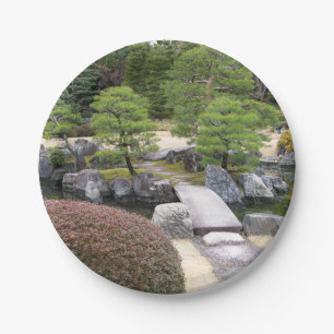 Japanse tuin 日 庭 園 papieren bordje