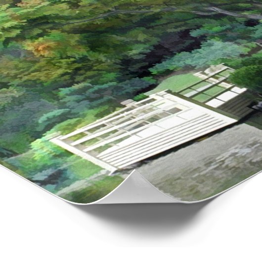 Japanse tuin 17 poster (Hoek)