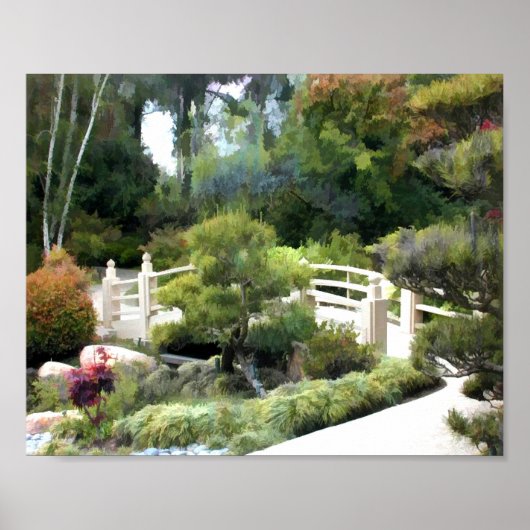 Japanse tuin 34 poster (Voorkant)