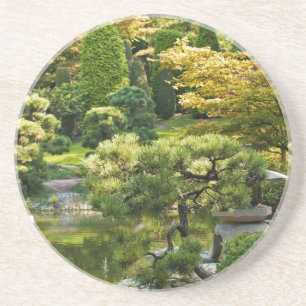 Japanse Tuin Achtbaan Zandsteen Onderzetter