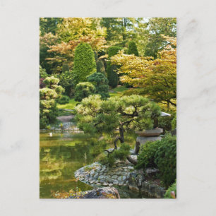 Japanse Tuin Ansichtkaart Briefkaart
