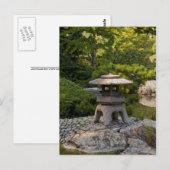 Japanse Tuin Ansichtkaart Briefkaart (Voorkant / Achterkant)