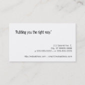 Japanse tuin Bamboo Visitekaartje (Achterkant)