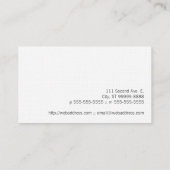 Japanse tuin Bamboo Visitekaartje (Achterkant)