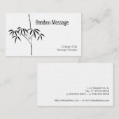 Japanse tuin Bamboo Visitekaartje (Voorkant / Achterkant)