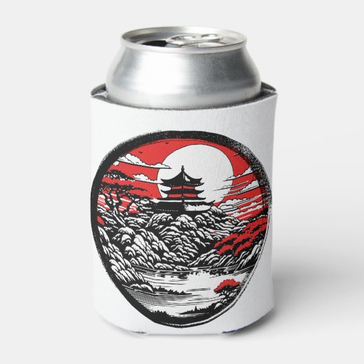 Japanse tuin blikjeskoeler (Blikje Voorkant)