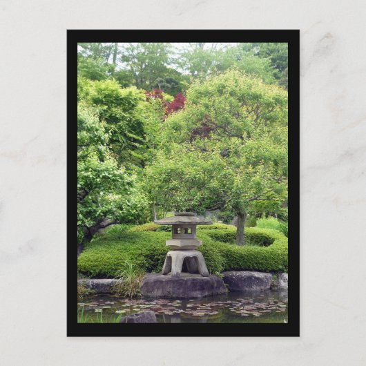 japanse tuin briefkaart (Voorkant)