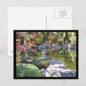 Japanse tuin briefkaart (Voorkant / Achterkant)