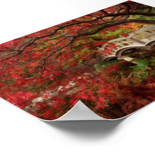 Japanse tuin, Brits Columbia Poster (Hoek)