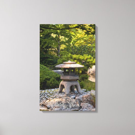 Japanse tuin canvas afdruk (Voorkant)