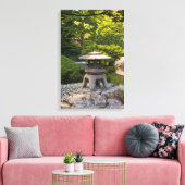 Japanse tuin canvas afdruk (Insitu (Woonkamer))