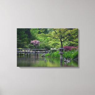 Japanse tuin canvas afdruk