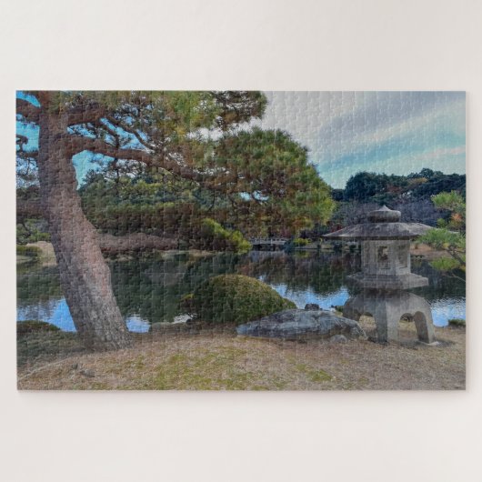 Japanse tuin dec legpuzzel (Horizontaal)
