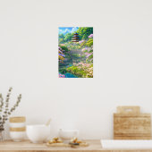 Japanse tuin droland poster (Keuken)