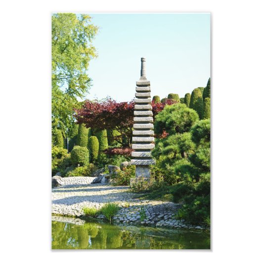 Japanse Tuin Foto Afdruk (Voorkant)