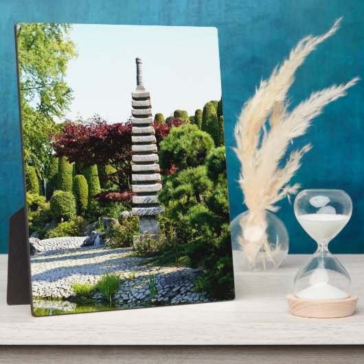 Japanse tuin fotoplaat (Zijkant)