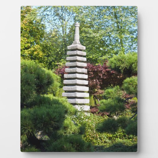 Japanse tuin fotoplaat (Voorkant)