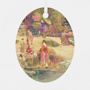 Japanse tuin II / Washington Edition Metalen Ornament