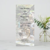 Japanse tuin in de herfst programmakaart (Staand voorkant)