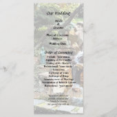 Japanse tuin in de herfst programmakaart (Voorkant)